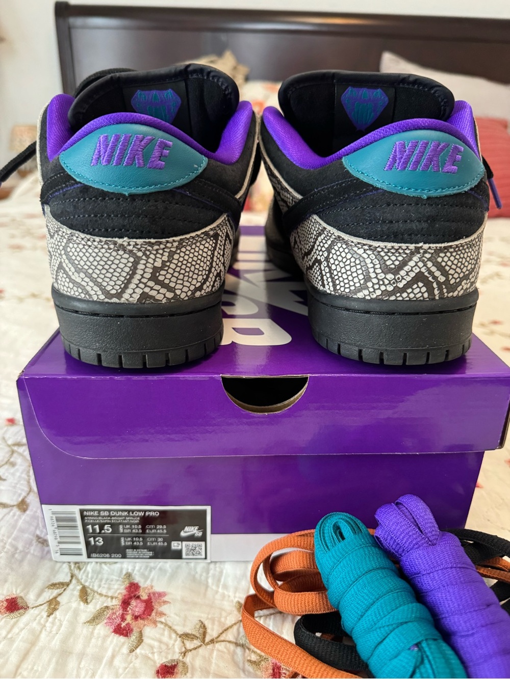 Nike sb dunk low pro Dashawn Jordan sz 11.5 - Picture 2 of 6